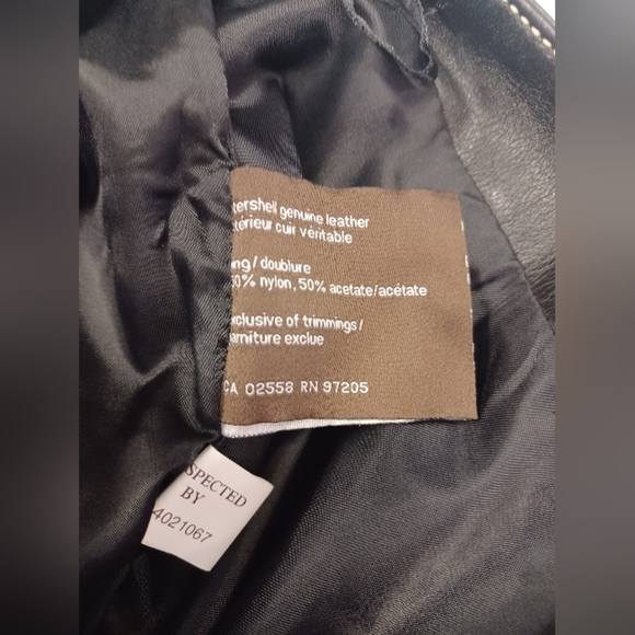 Danier EUC Black Leather Pants Size 6 - Picture 12 of 13